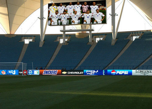 comprar El perímetro del estadio de fútbol P10 llevó la pantalla 5000 cd/㎡ síncronos online manufacture